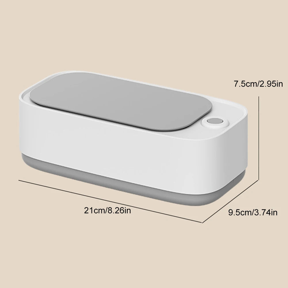 Mini Ultrasonic Washer with 1-Touch Working High Frequency Vibration